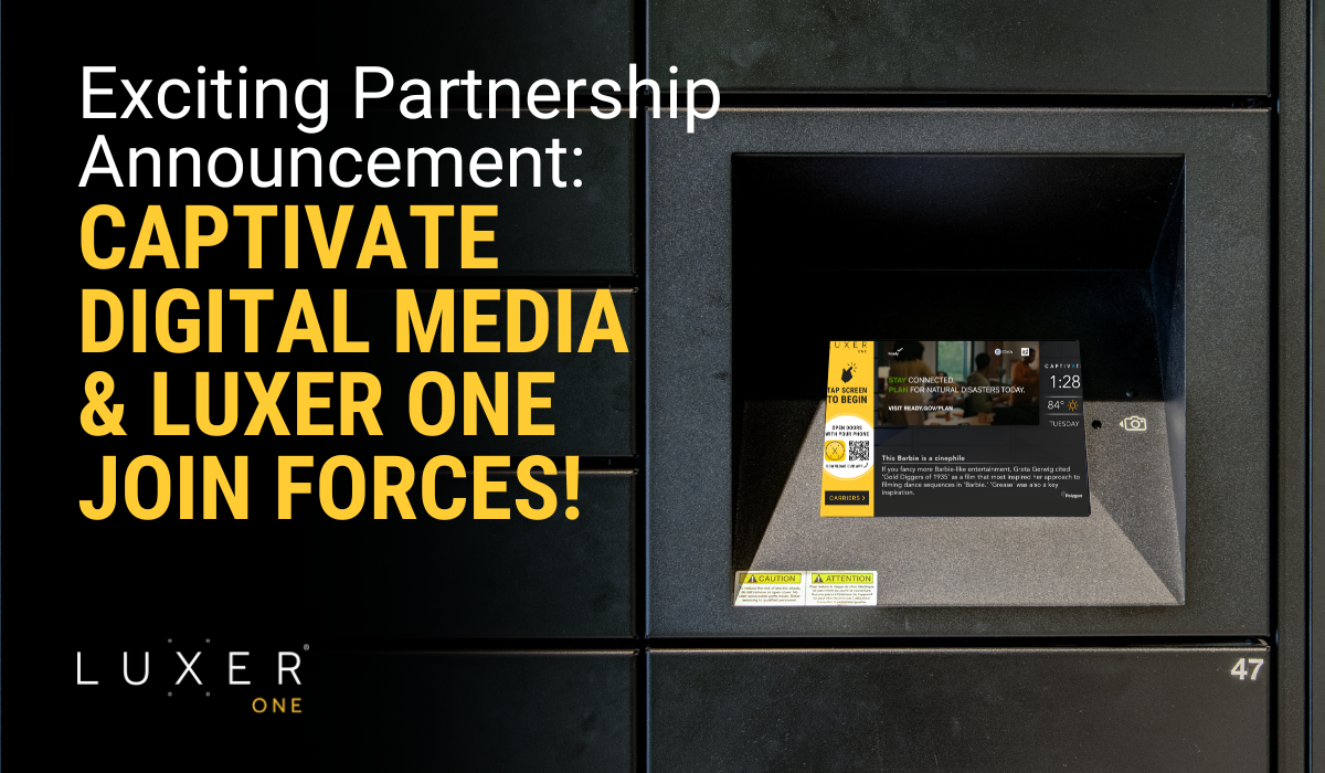 Exciting Partnership Announcement: Captivate Digital Media and Luxer One Join Forces!